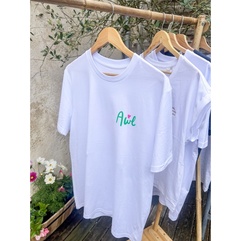 T-Shirt été unisexe - Awl - Aloha Way of life- coton bio.