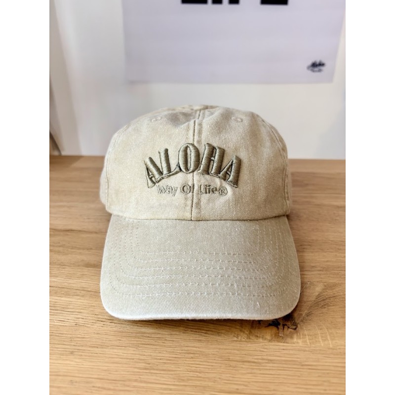 Casquette vintage Sable & Kaki Aloha Way of life®