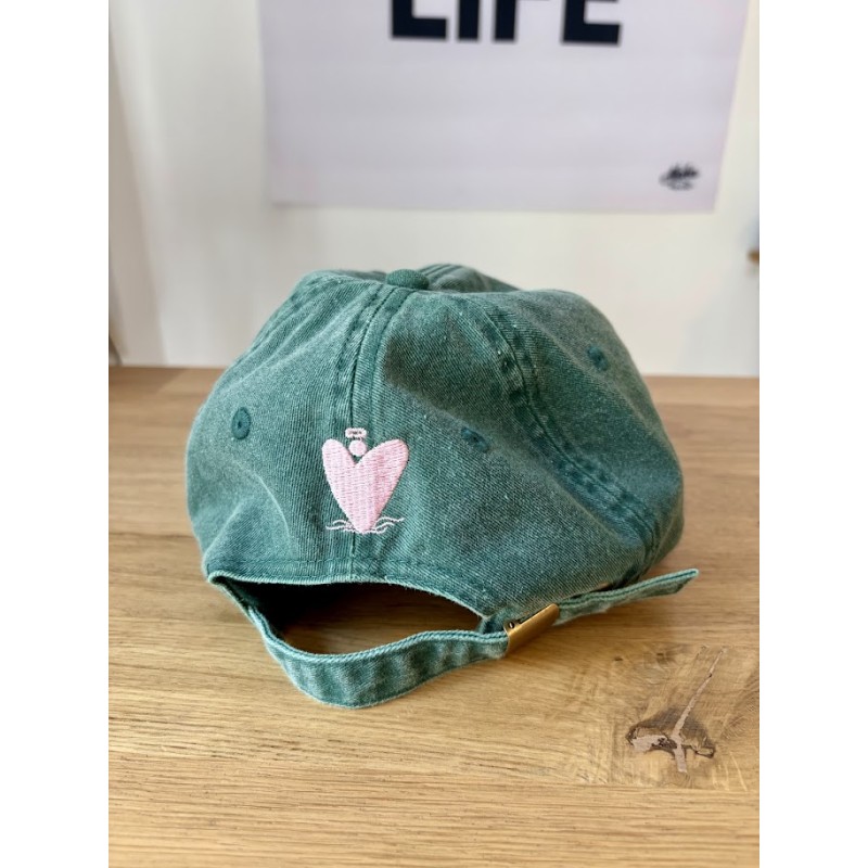 Casquette Vintage Vert & Rose Aloha Way of Life®