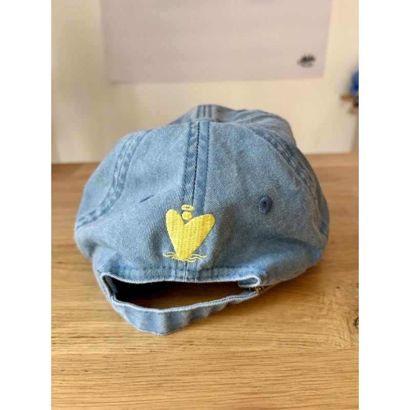 Casquette Vintage Denim light & Jaune Aloha Way of Life®