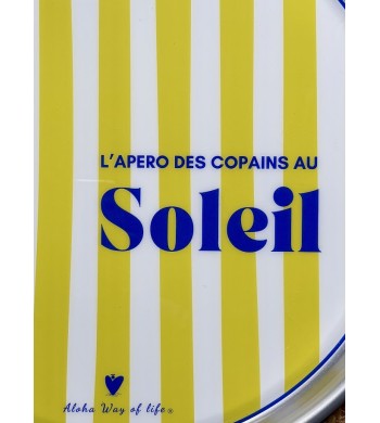 Plateau l'Apéro des copains au soleil Aloha Way of life | Plateau apéritif design