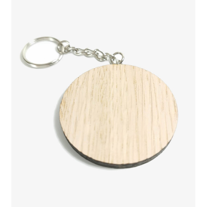 Porte-Clés Live with Love en bois, Aloha Way of life ®. Fabriqué en France