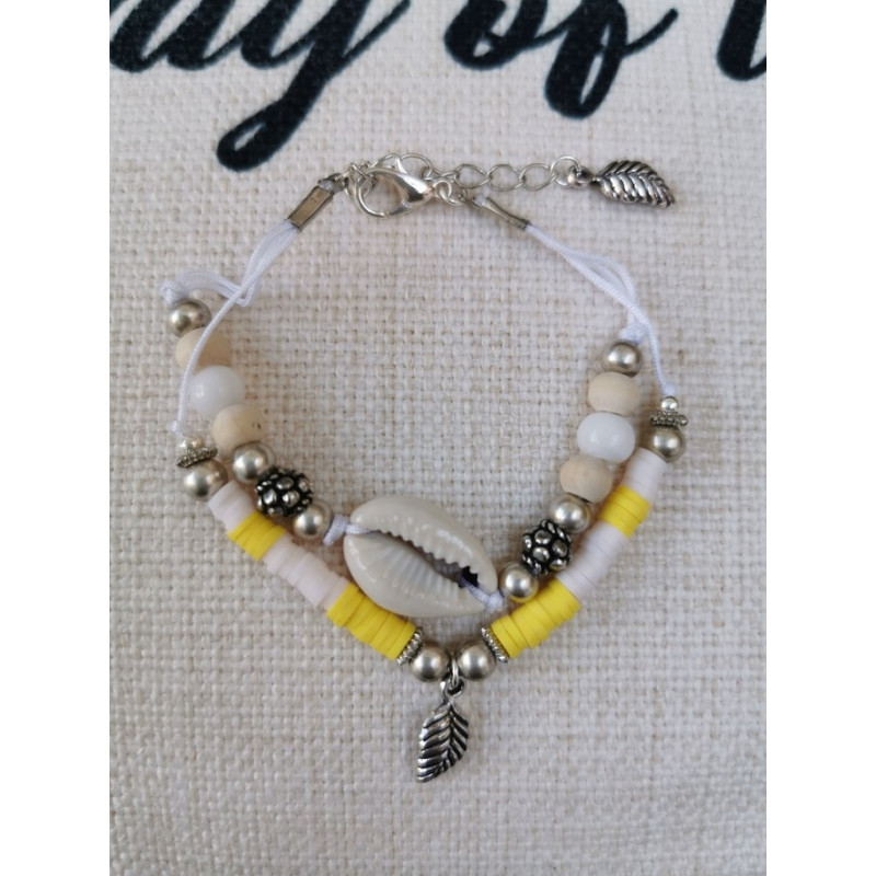 Bracelet style boho Esprit d'Hossegor. Surf lifestyle, Ocean Lovers.