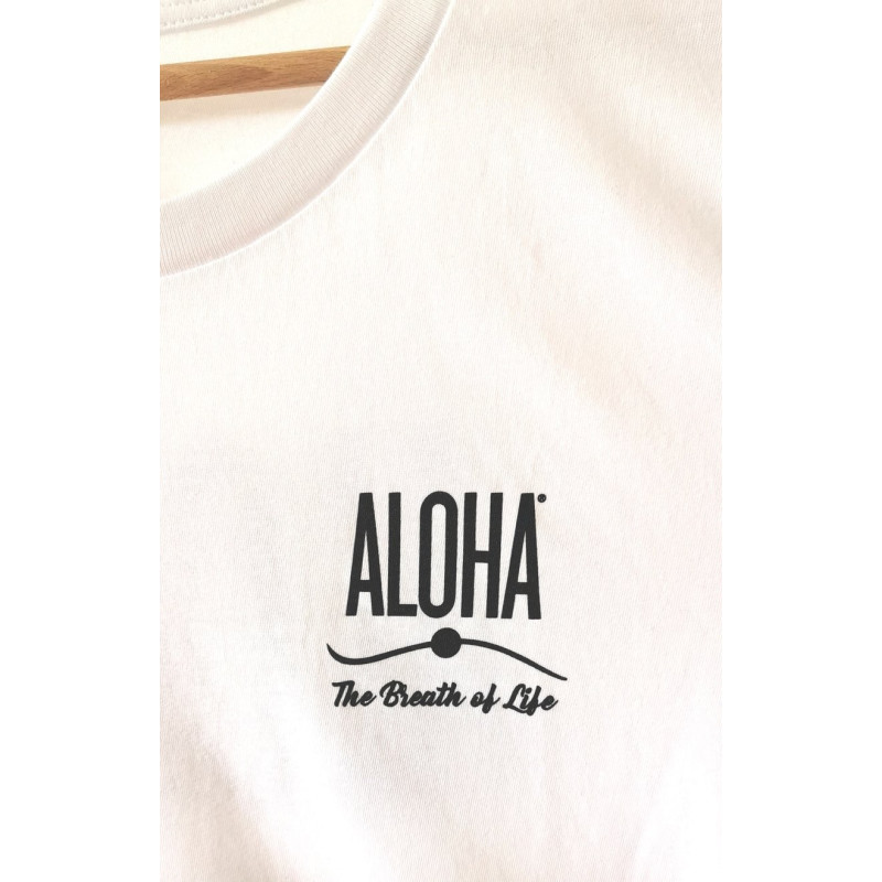 Tee-Shirt mixte Aloha, Breath of life - coton Bio/ Aloha Way of life ®