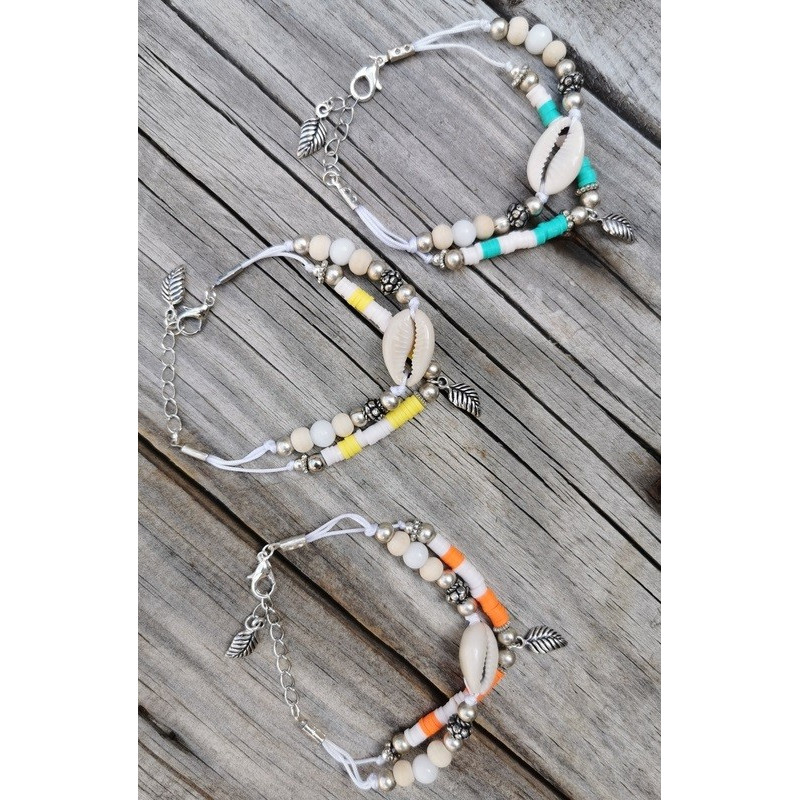 Bracelet style boho Esprit d'Hossegor. Surf lifestyle, Ocean Lovers.