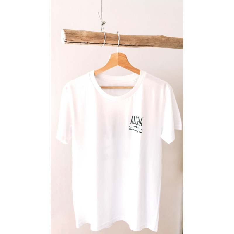 Tee-Shirt mixte Aloha, Breath of life - coton Bio/ Aloha Way of life ®