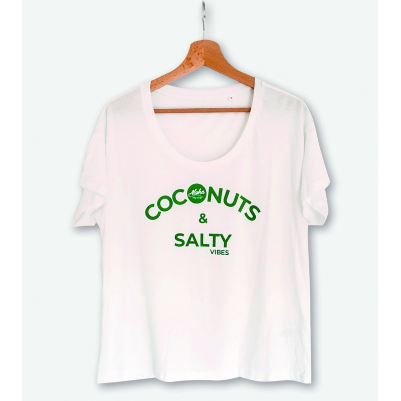 Tee-Shirt Coconuts & Salty Vibes/ Aloha Way of life ® Beach lifestyle.