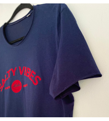 T-Shirt bleu & rouge Salty Vibes Aloha Way of life®