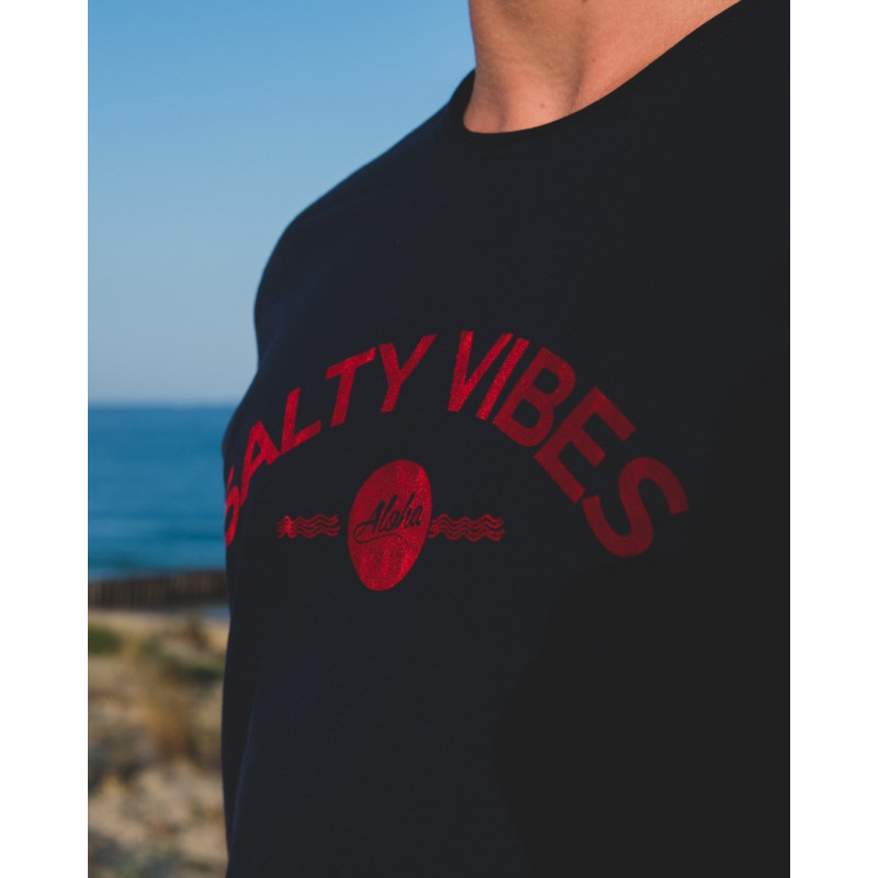 T-Shirt bleu & rouge Salty Vibes Aloha Way of life®