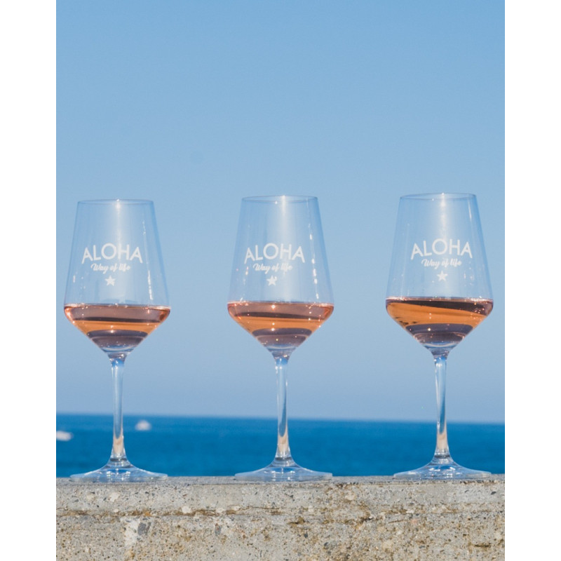 6 Verres à pied - ALOHA ETOILE