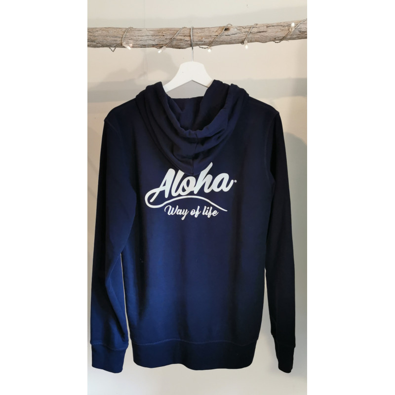 Sweat ALOHA Way of life ®, Marque Française Chill, Surf lifestyle.