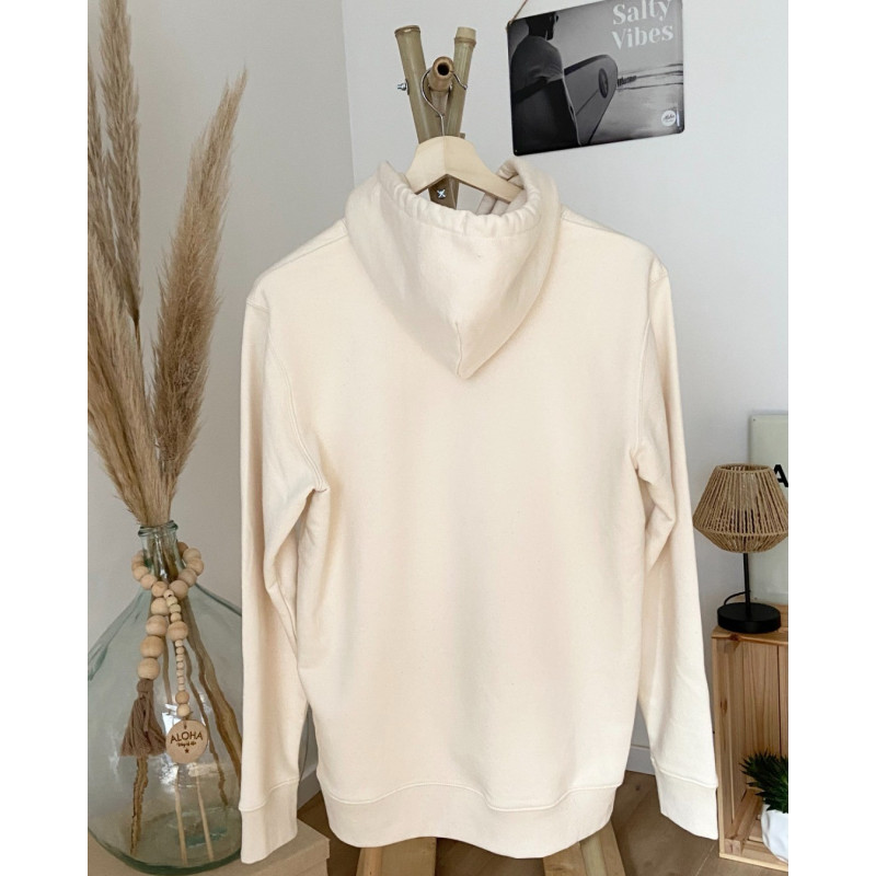 Sweat à capuche coton bio./ Hoodie " Aloha Way of life From Champagne to the Ocean"