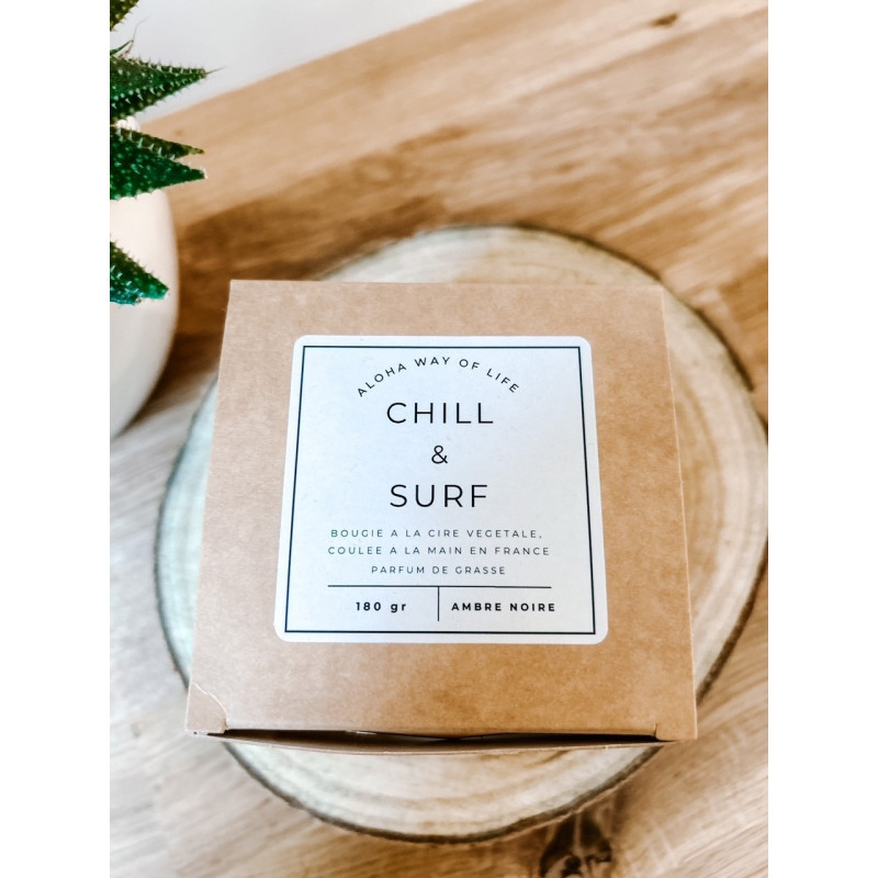 Bougie parfumée CHILL&SURF, fabriquée en France - Aloha Way of life