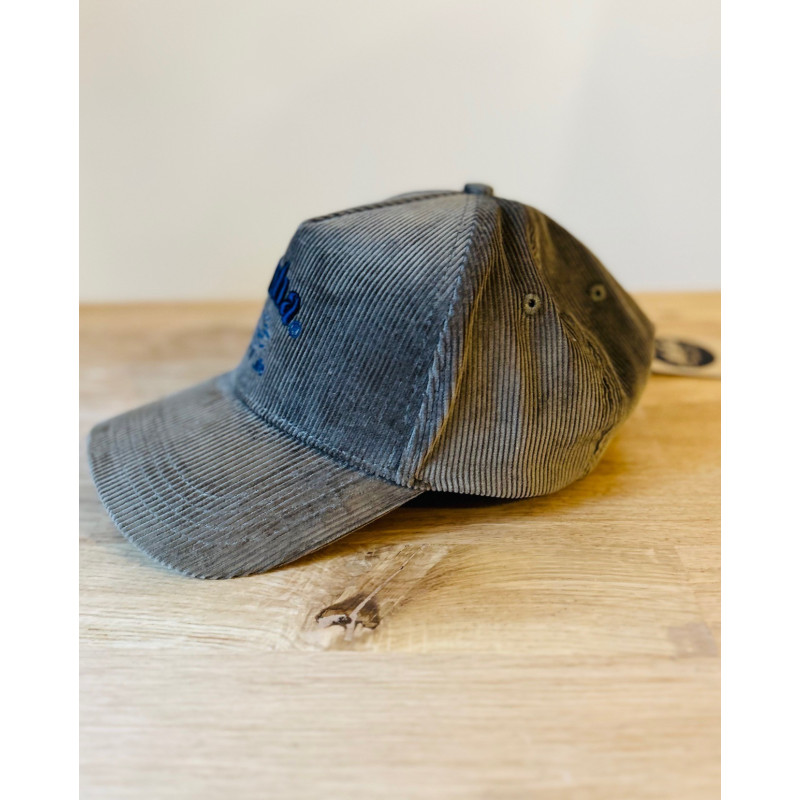 Casquette en velours côtelé Kaki + broderie Aloha Way of life ® Mode Lifestyle.