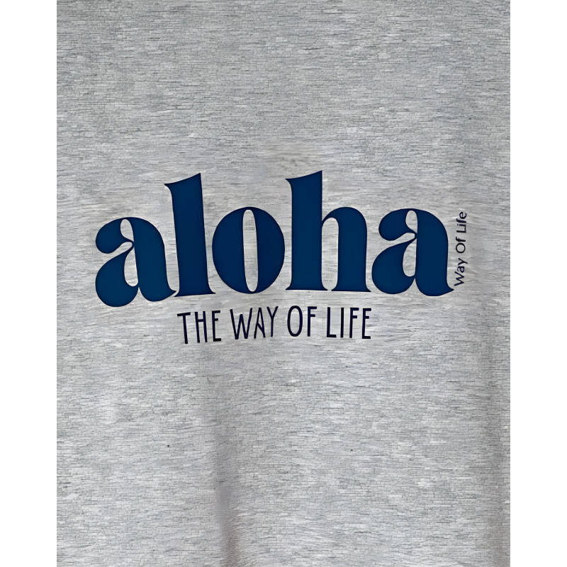 Tee-Shirt coton Bio - Aloha The Way Of Life - manches longues - Aloha Way of life ®