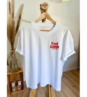 T-SHIRT FEMME FEEL GOOD ALOHA WAY OF LIFE