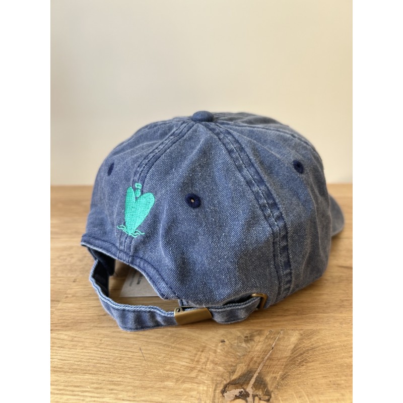 Casquette brodée Vintage Bleu Jean, Aloha Way of life ® Mode Lifestyle.