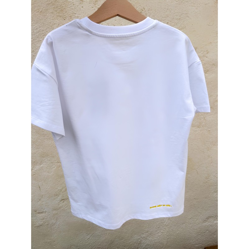 T-Shirt enfant Mon P'Tit Soleil blanc 100% coton Bio, / Aloha Way of life ®