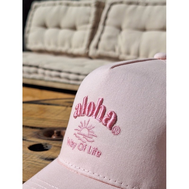CASQUETTE JUNIOR ALOHA WAY OF LIFE ROSE